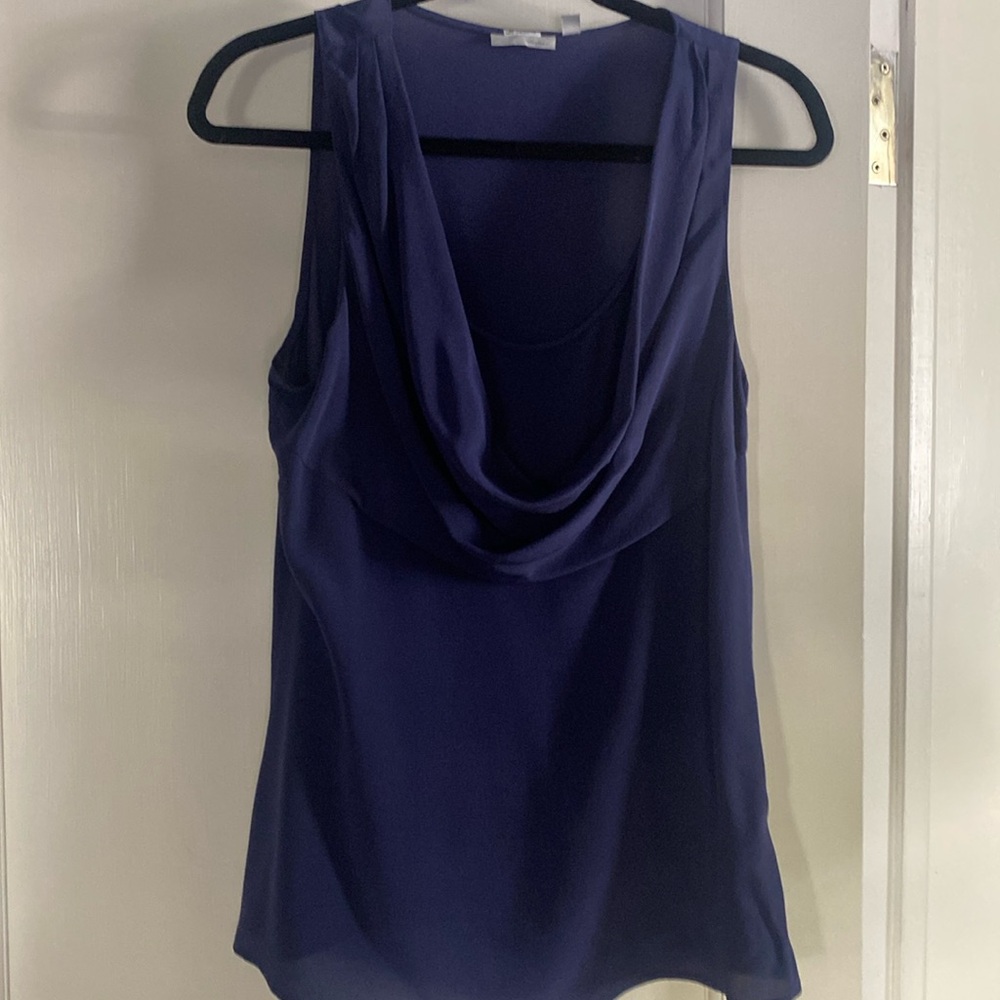 Halogen Navy shell top